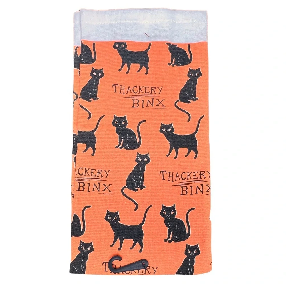 Disney NEW Kitchen Towel Thackery Binx Hocus Pocus Halloween Black Cat NWT